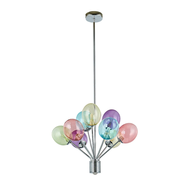 Stíl na Fraince lampa pendant gloine G9 cruthaitheach