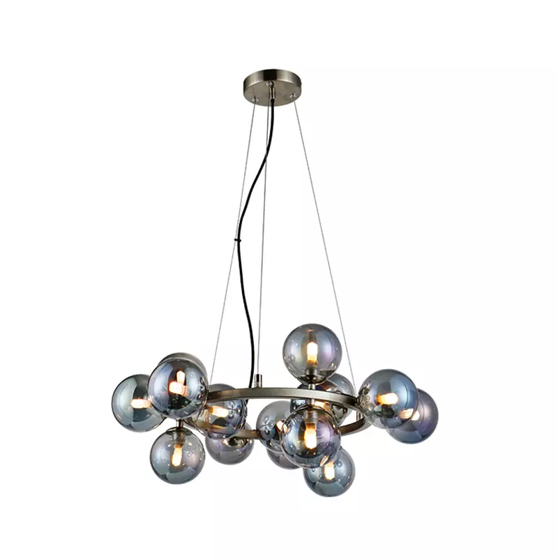 Lampa pendant gloine cruthaitheach nua i stíl na Fraince
