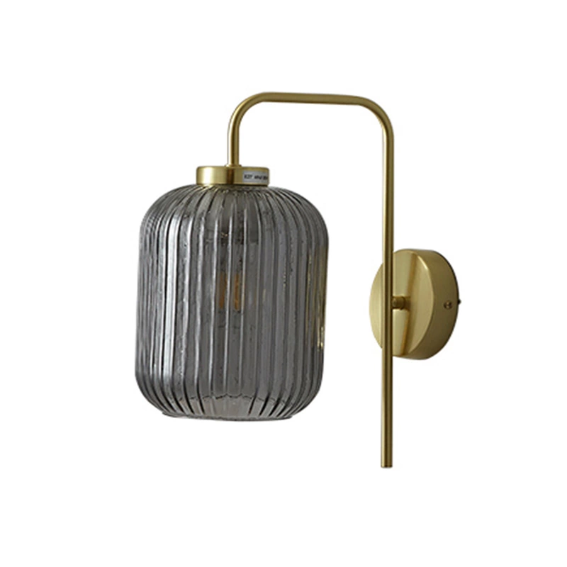 Gloine cois leapa taobh istigh lampa balla nua-aimseartha agus te