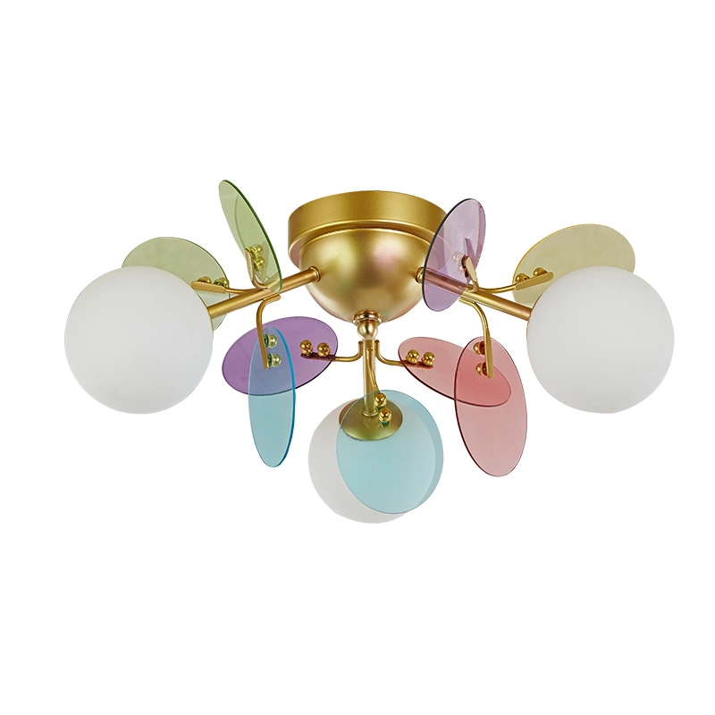 Lampa uasteorainn gloine maisiúcháin taobh istigh