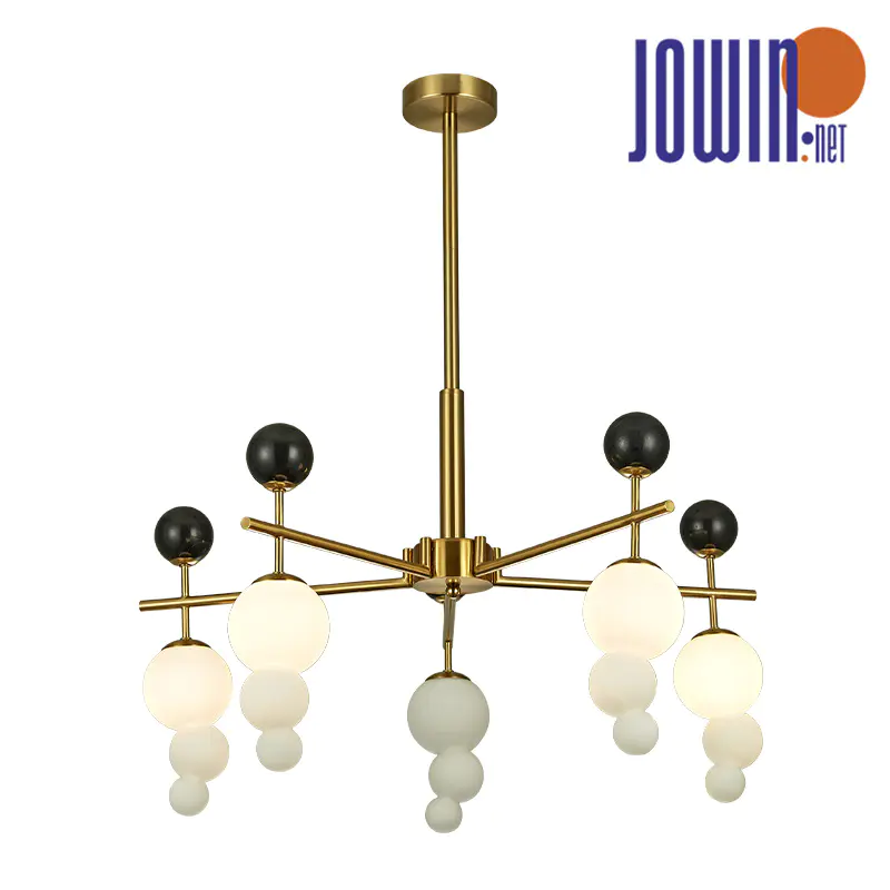 Gourd Neamhrialta Le Lampa Pendant Marmar Dubh