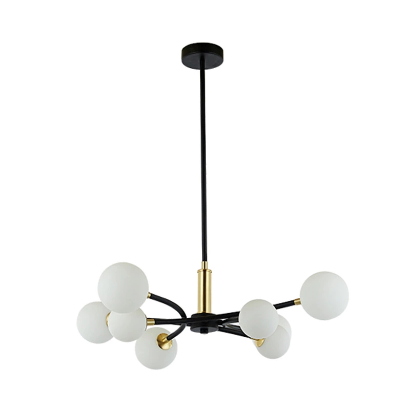 Lampa pendant gloine nua-aimseartha i stíl Eorpach