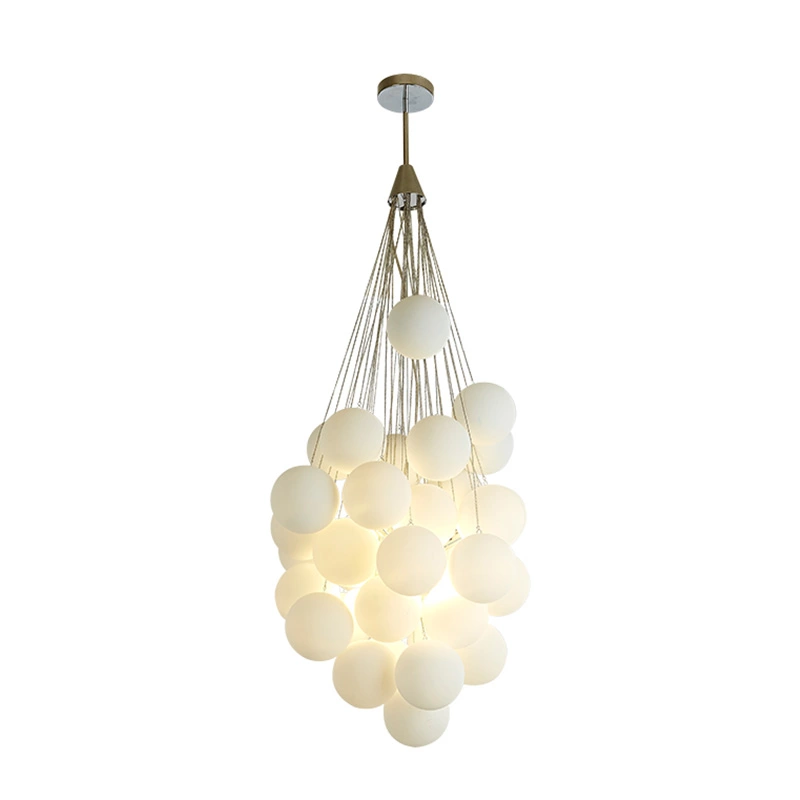 Stíl nua-aimseartha lampa pendant gloine cruthaitheach