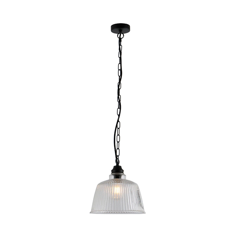 Stíl nua-aimseartha lampa pendant gloine criostail soiléir