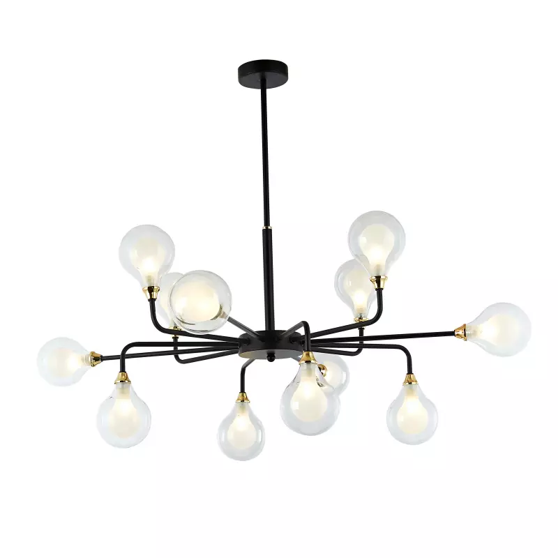 Lampa pendant gloine maisiúil nua E27