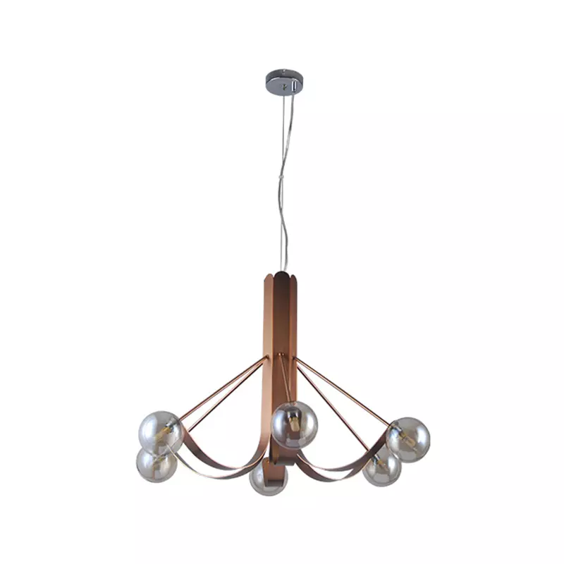 Lampa pendant gloine dearadh uathúil cruthaitheach i stíl Nordach