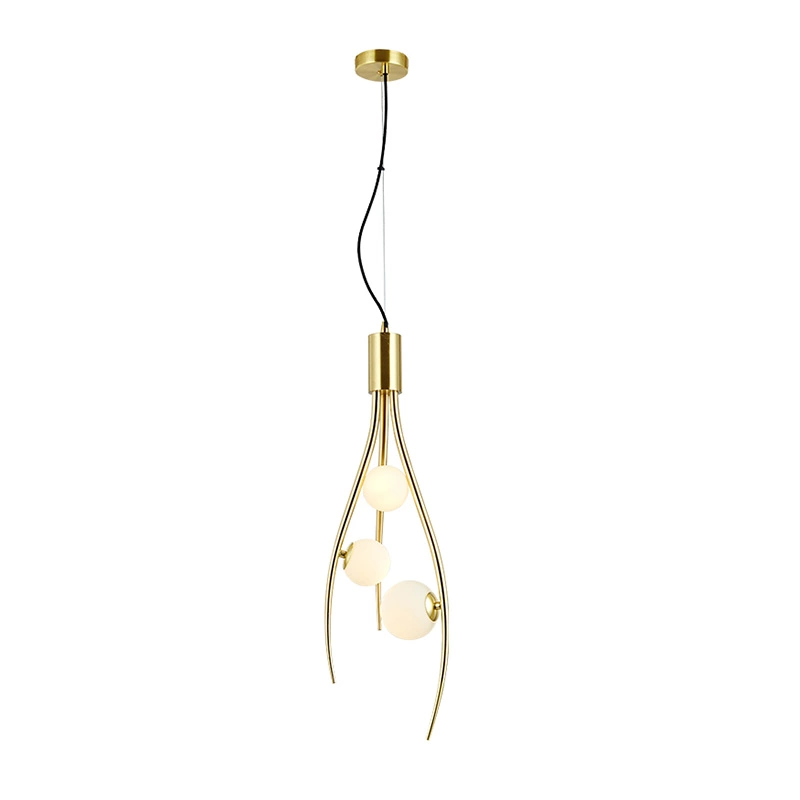 Lampa pendant gloine faisin dearadh stíl Nordach